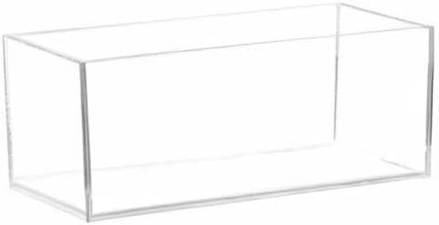 Aquatop High Clarity Tall Glass Aquarium – 6.5 Gallon Bookshelf Style Tank – 6.7" x 23.6" x 9.4" – Crystal Clear Glass for Freshwater & Saltwater Aquariums – HCA-6G