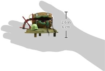 Penn-Plax Aerating Action Ornament, Barrel of Jewels - Opens and Closes - Small