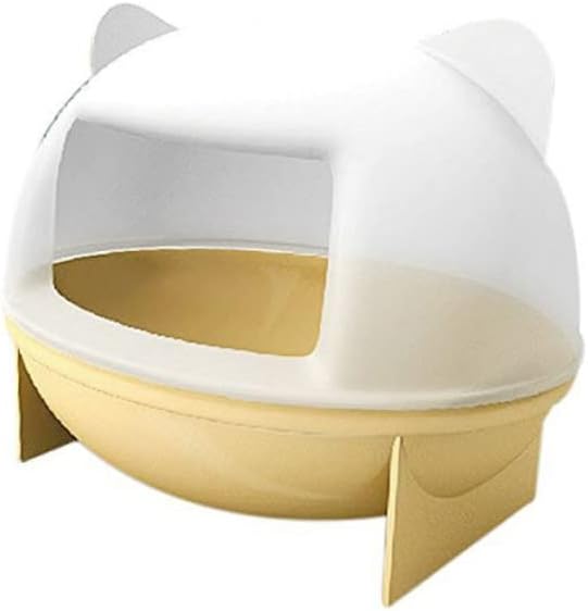 UPKOCH Pet Hamster Small Animal Bathroom House Cat Ears -Friendly Material Easy to Clean for Guinea Pig Critter Keeper Random Color