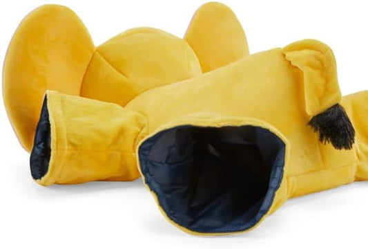 EveryYay by Petco Romp This Way Elephant Ferret Tunnel & Cuddle Blanket 23.6" L X 17.7" W