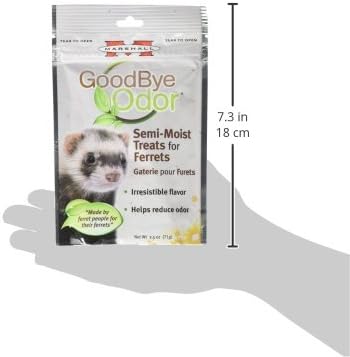 Marshall 41683 Goodbye Odor Semi-Moist Treats for Ferrets, 2.5 oz (Pack of 2)