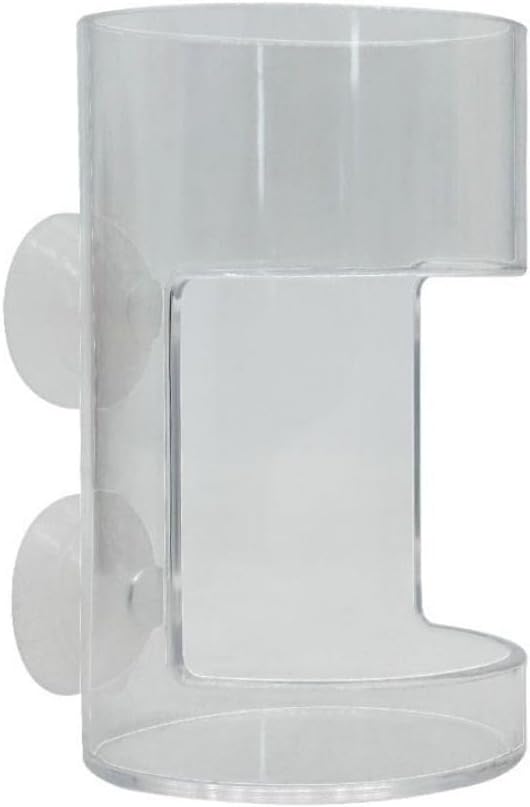 generic Suction Cup Fish Feeder, Aquarium Feeding Ring Fish Tank Station Floating Food Tray Feeder with Suction Cup Aquarium Accessory(Square), AM0XDM0L1YGUS