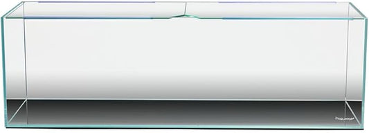 Aquatop 18 Gallon High Clarity Rimless Aquarium, Tall Bookshelf Style Glass Fish Tank, 35.4 x 10.6 x 11 in, HCA-18G