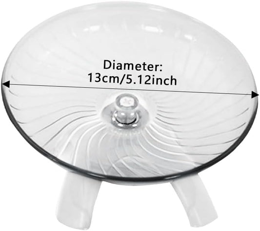 Hamster Wheel, Hermit Crab Climbing Toys Silent Exercise Running Wheel, 13cm Small Animal Exercise Wheels Hermit Crabs Wheel for Hamsters, Gerbils, Mice or Other Small Animals