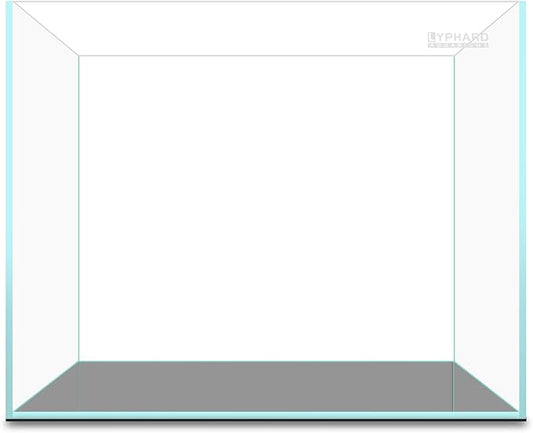 LYPHARD AQUARIUMS 3.5 Gallon Rimless Aquarium, Ultra Clear Low Iron Nano Fish Tank for Betta Shrimp, L15×W5.5×H9.8 Glass Thickness 5mm with EVA Foam Leveling Mat