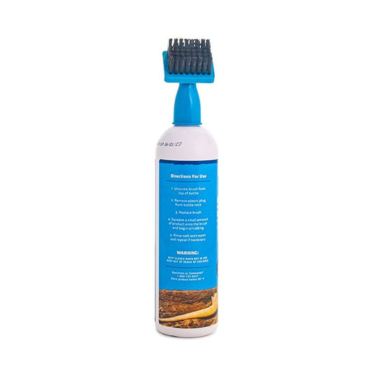 Fluker's Super Scrub Brush & Organic Cleaner for Reptile Terrariums, Ensures Safe & Easy Cleaning, Deodorizes Terrarium
