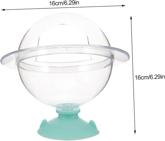 GANAZONO Hamster Sand Bath Tub Multi-use Bathing Toilet Accessory for Pets Deep Edges to Hold Bath Sand Design for Hamsters Mice and Guinea Pigs for Indoor Use