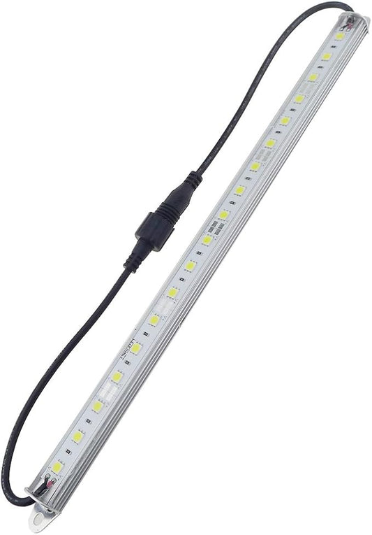 LEDENET 12" Blue 460nm LED Aquarium Fish Tank Light 18LEDs 5050 - Waterproof IP67 Aluminum Lighting 12V DC Grow Bar Light