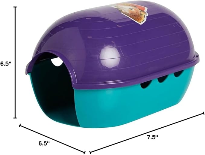 Lixit Igloos and Hideaways for Guinea Pigs, Rats, Mice, Hamsters, Gerbils and Other Small Animals (Medium, Assorted)