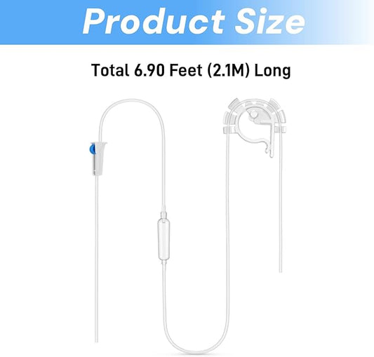 Drip Acclimation Kit for Saltwater and Freshwater Aquariums,Fish Tanks,Adjustable Slow Drip System for Shrimp,Marine Fish,Coral,Plants