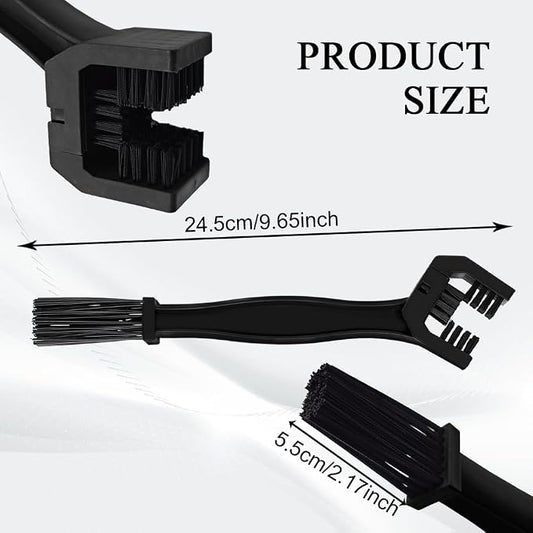 2 PCS Bike or Motorcycle Chain Washer, Motorcycle Chain Cleaning Kit, Motorbike Gear Dirt Stain Cleaning Brush, Bicycle Washer Cleaner Brush Tool for Bicycle Mountain Bike (Black, 2PCS)