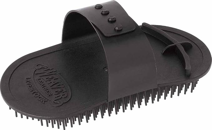Weaver Leather Massage Brush, Black