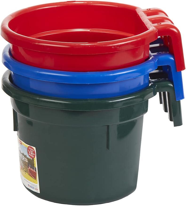 Duraflex 8 Quart Hook Over Feed Pail