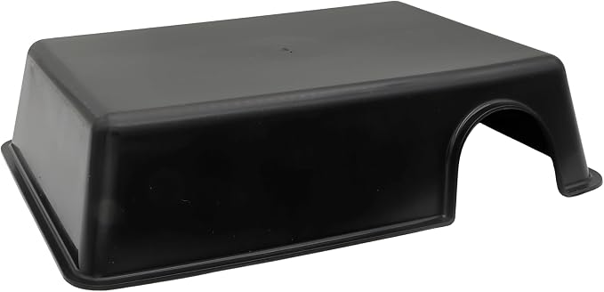 Reptile Hide Box Cave, XL 4 Pcs Snake Hide Feel Secure and Safe, Plastic Hideout for Leopard Gecko, Ball Python, Corn Snake, Lizard, Hamster & Hedgehog
