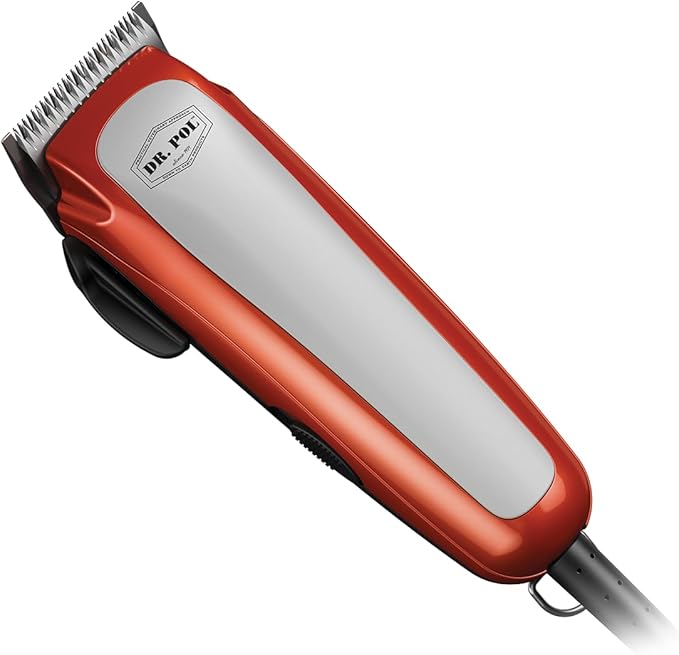 Andis Dr Pol Easy Clip Ultra Adjustable Blade Clipper Kit, Ultimate Grooming Tool for DIY Touch-Ups on Single-Coated Breeds with Thin to Medium Coats, Orange, 561116