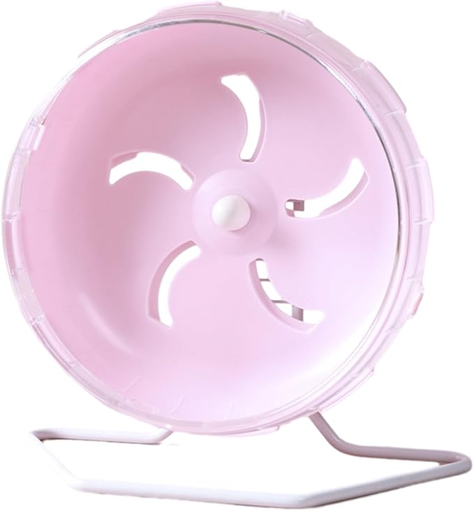 Hamster Wheel Cage Toy Running Wheel for Small Animal Playful Exercise Wheel Pet Habitat Decor for Hedgehogs Chinchillas Hamster Wheel, China red-21.5cm