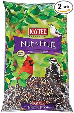 Kaytee Nut & Fruit Wild Bird Food Cherries,Peanuts,Raisins,Safflower,Striped,Striped Sunflower,Sunfl