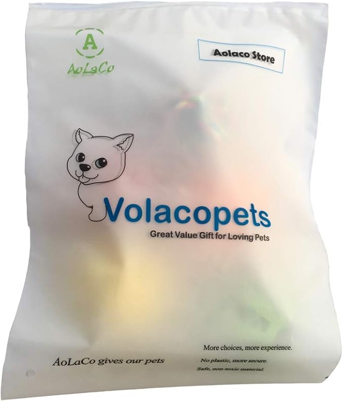 Volacopets Puppy Toys for Teething, Puppy Chew Toys for Small Dogs, Puppy Supplies, Blue, Small Breed Corgi Size, 5 Pack