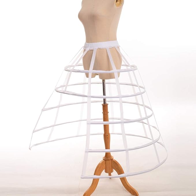 Pannier Petticoat Women Victorian Bustle Cages Hoop Skirt Cage Skirt for Women