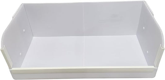 Hayzee Solid - Guinea Pig Litter Box - Hay Holder - Made of Corrugated Plastic - Waterproof - Comes with Chew Protector - Made for C&C Cages (White, Large (26.25" L x 13.25" W x 10.25" H))