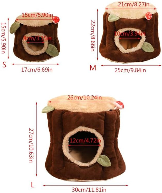 Parrot Hammock Happy Hut, Cozy Hanging Tent for Ferrets & Guinea Pigs(L)