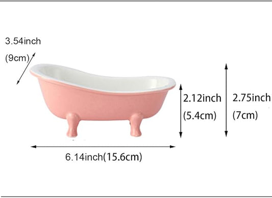 Summer Hamster Ceramic Bed Bathtub, Small Animal Ice Accessories Cage Hideout Toys,Bird Relax Habitat House, Sleep Pad Nest or Hamster, Food Bowl for Guinea Pigs/Squirrel/Chinchilla