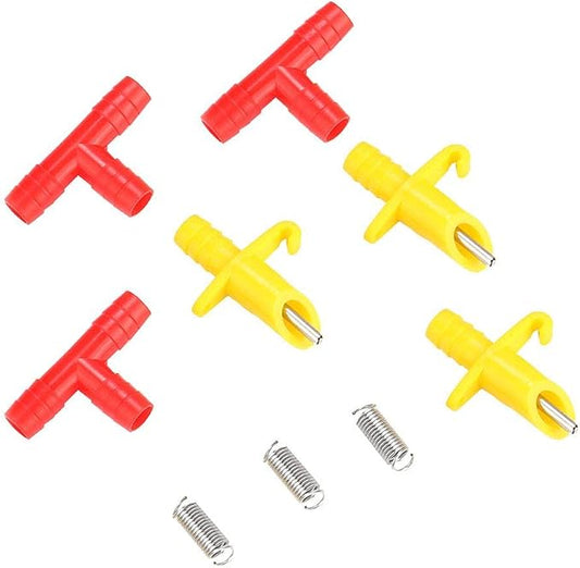 20Pcs Rabbit Water Feeder Automatic Rabbit Drinker Nipple Drinking Water Tool Cage Accessories for Small Animals Guinea Pig Ferret Farm Animal SuppliesPoultry Fountains & Waterers