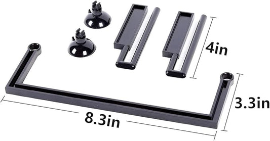 HOZOE Aquarium Floating Plant Corral, Intercepting Floating Plants from Filters and Heaters, Adjustable Height with Water Level, Can Be Used to Framed and Frameless Aquariums. (Style 2)