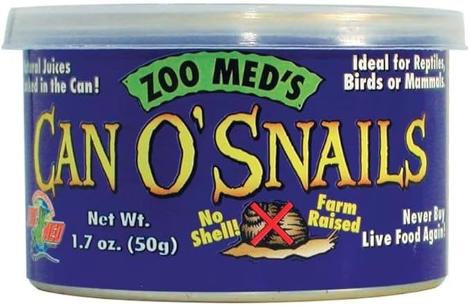 Zoo Med 3 Pack of Can O' Snails, 1.7 Ounces Each