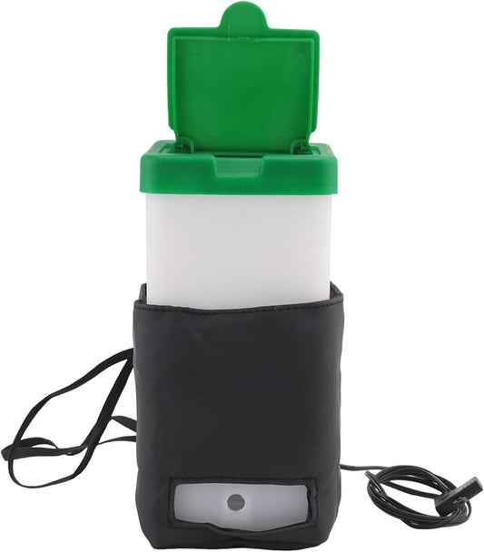 5X Heated Water Bottle, 32 Oz No Drip Water Bottle for Rabbits, Hamster, Guinea Pigs, Ferrets, Birds, Cockatiel