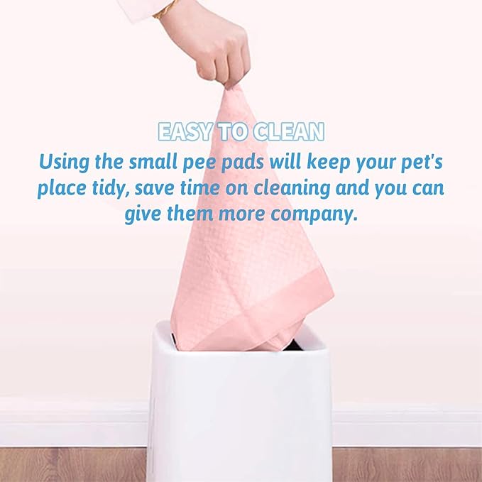Tfwadmx Rabbit Pee Pads 50 Pcs 18"× 13" Disposable Cage Liners Leak-Proof Super Absorbent Potty Training Pad for Puppy Guinea Pigs Hedgehog Hamsters Chinchillas Cats and Other Small Animals
