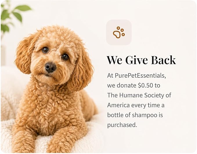 PurePet Essentials Lavender Scent Dog Shampoo for All Pets & Puppies - Natural, Soothing, and Effective 16 0z