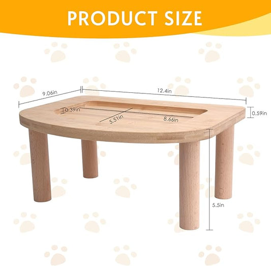 Hamster Wheel Platform, Hamsters Wheel Platform Compatible with Medium Hamsters Running Wheels Featuring Raised Edges for Enhanced Stability