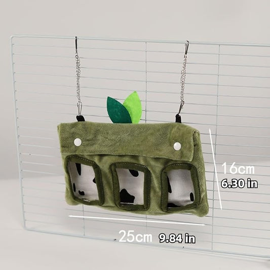Rabbit Hay Feeder Bag, Guinea Pig Hay Feeder Storage,Sack Hay Bag Feeding Bag Hay Feeder Storage for Chinchilla Hamsters Rabbit Guinea Pig Small Animals