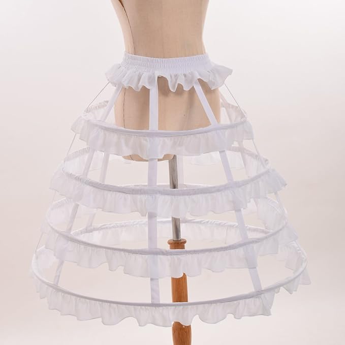 GRACEART Victorian Dress Pannier Hoop Skirt Bustle Cage Skirt