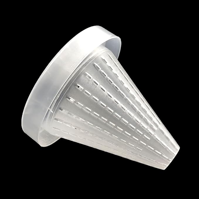 Ailindany 4PCS Aquarium Live Red Worm Feeding Cone Cup Plant Cup Brine Shrimp Plastic Fish Feeder for Aquariums with Suckers