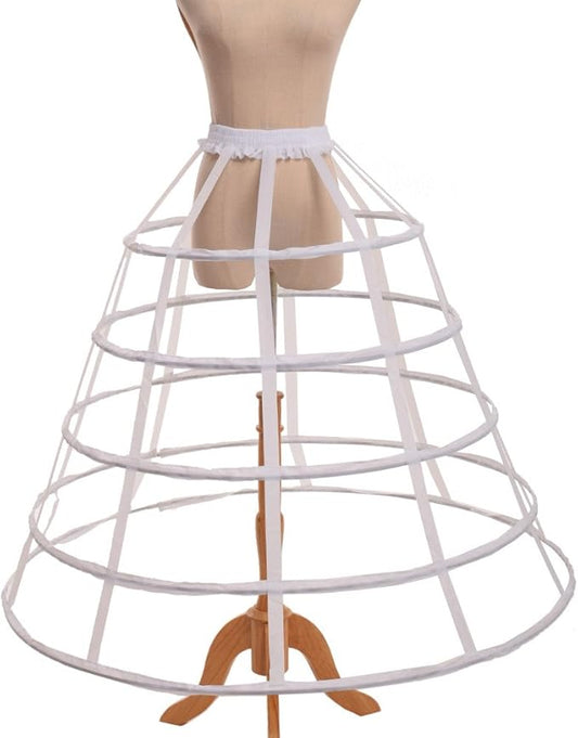 GRACEART Victorian Dress Pannier Hoop Skirt Bustle Cage Skirt