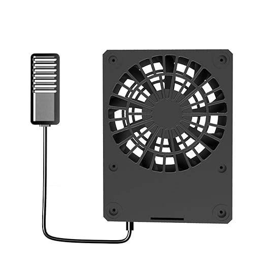 Reptile Ventilation Fan with Humidity Control Accurate Powerful Noiseless Fan Thermometer and Humidity Gauge for Reptile Tank- Celsius