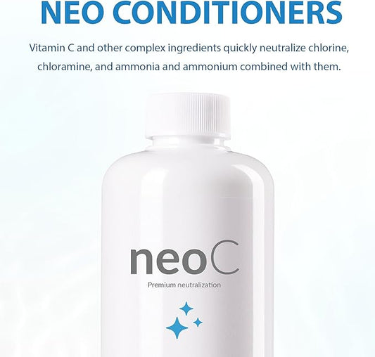 Aquario Neo C – Ammonia Neutralizer for Fish Tank and Chlorine Remover, Liquid Conditioner for Freshwater Fish Tank - Water Conditioner for Aquarium Tank - 300ml