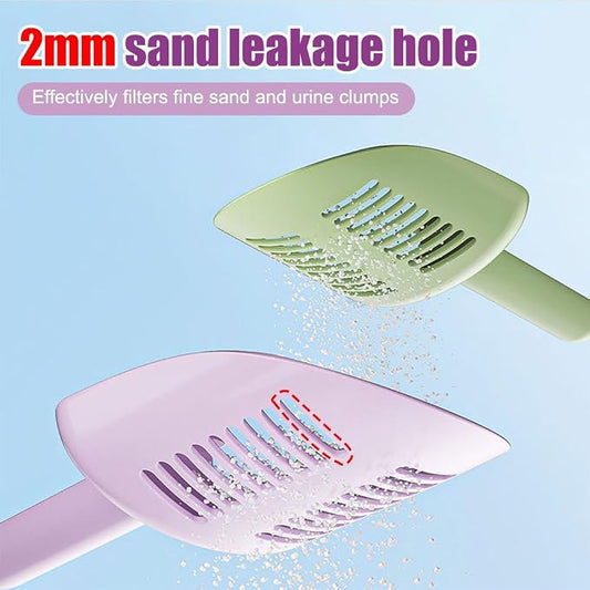 MiOYOOW Hamster Litter Scoop, Plastic Sand Shovel Small Animal Mesh Scooper for Guinea Pig Hamsters Gerbils Small Animals