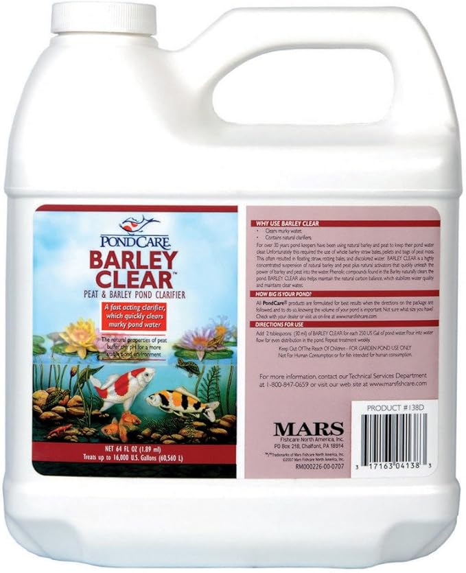 API Pondcare Barley Clear, 64-Ounce