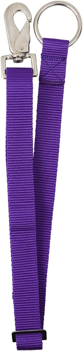 Heavy Duty Adjustable Horse Water Bucket Straps Hangers by Derby (Purple)
