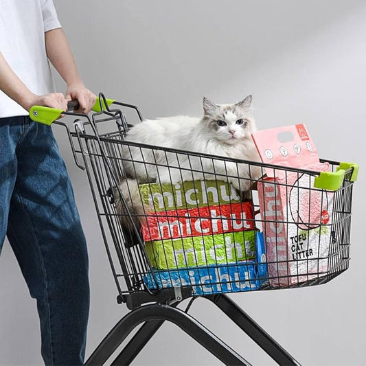 Michu Tofu Cat Litter Natural Clumping Tofu Cat Litter, Fast Clumping and Easily Scoop-able 5.5lb/88oz 5 Scents - Original, 3 Pack