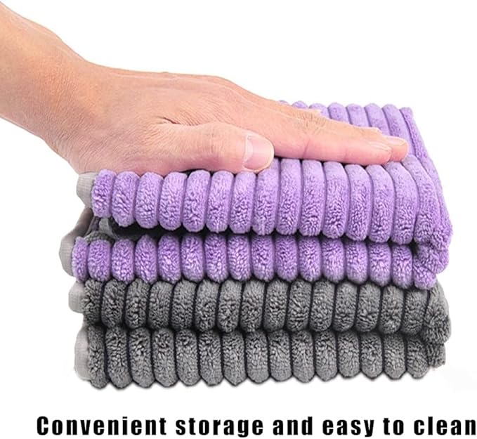 Large Ferret Hammock Hanging Tunnel Bed for Cage Hanging Plush Double Bunk Bed for Rats, Hamsters, Guinea Pigs, Chinchillas, Squirrels (Purple)