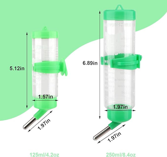 Hypeety Hamster & Guinea Pig Water Bottle - No Drip Dispenser, 250ML (Random Color)
