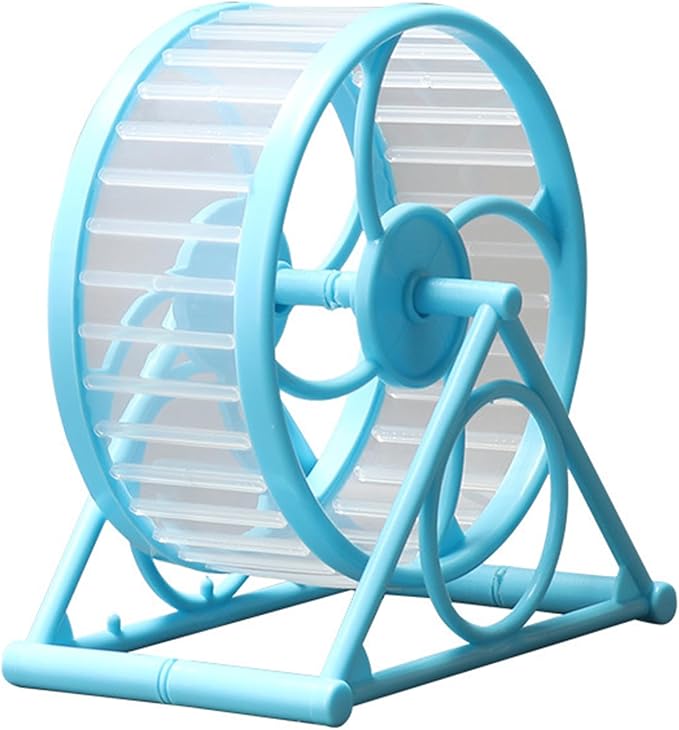 Pet Hamster Exercise Running Wheel with Stand Playing Supplies Cage Toy Gerbils Hamster Running Jogging Toy Hamster Running Wheel Small