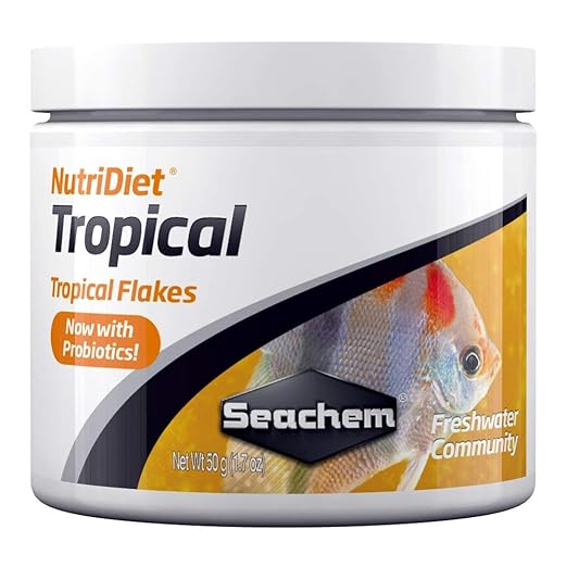 Seachem NutriDiet Tropical Flakes - 50g with Probiotics