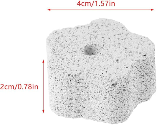 8 Pack Lava Block Chew Toy Small Pet Animal Lava Bites Chews Toy Teeth Grinding Stone Mineral Calcium Block for Chinchilla Hamster Parrot Chinchillas Rabbit Guinea Pig Gerbil Mouse Squirrels