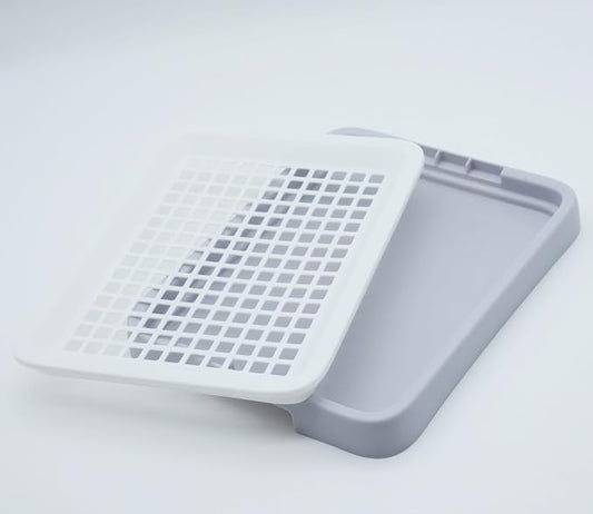 Rabbit Potty Training Litter Box, Guinea Pig Litter Box Detachable Plastic Rabbit Potty Tray Hamster Toilet Box for Small Animal