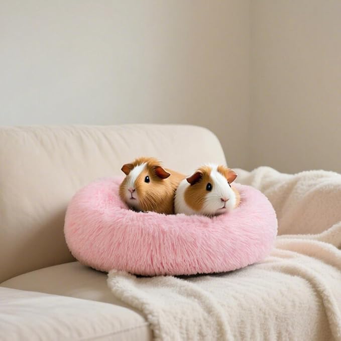 Bunny Bed 2 Pack Rabbit Hideout Large Soft & Comfortable Small Animal Bedding Cozy Bed Mat Warm Hideaway Cage Accessories for Guinea Pig